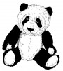 Figure 15. An endangered animal with two “black eyes,” the panda bear is the symbol for the work of the P.A.N.D.A. Coalition. (Image used with permission from the P.A.N.D.A. Coalition, developed by Delta Dental of Missouri; copyright 1992. All rights reserved.).