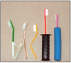 Figure 3. Toothbrush handle modification. Courtesy of Paul Burtner, DMD